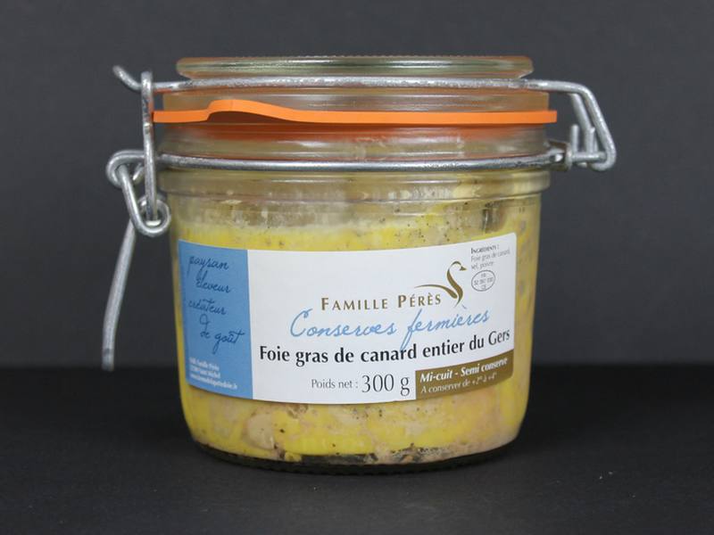 Foie gras de canard ENTIER, MI-CUIT, arômatisé au Sauternes – La Gaveuse  d'oie